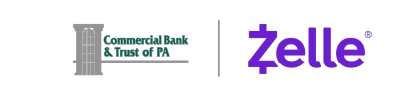 Commercial Bank & Trust of PA together with Zelle®